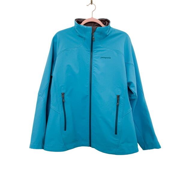 Patagonia Adze Hybrid Full Zip Polartec Jacket Blue Women's Size Large - Picture 1 of 7